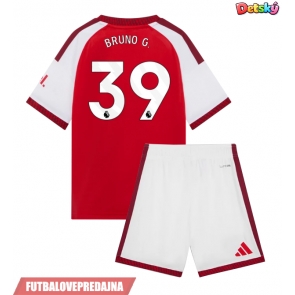 Lacne Dětský Futbalové dres Arsenal Bruno Guimaraes #39 2026-27 Krátky Rukáv - Domáci (+ trenírky)